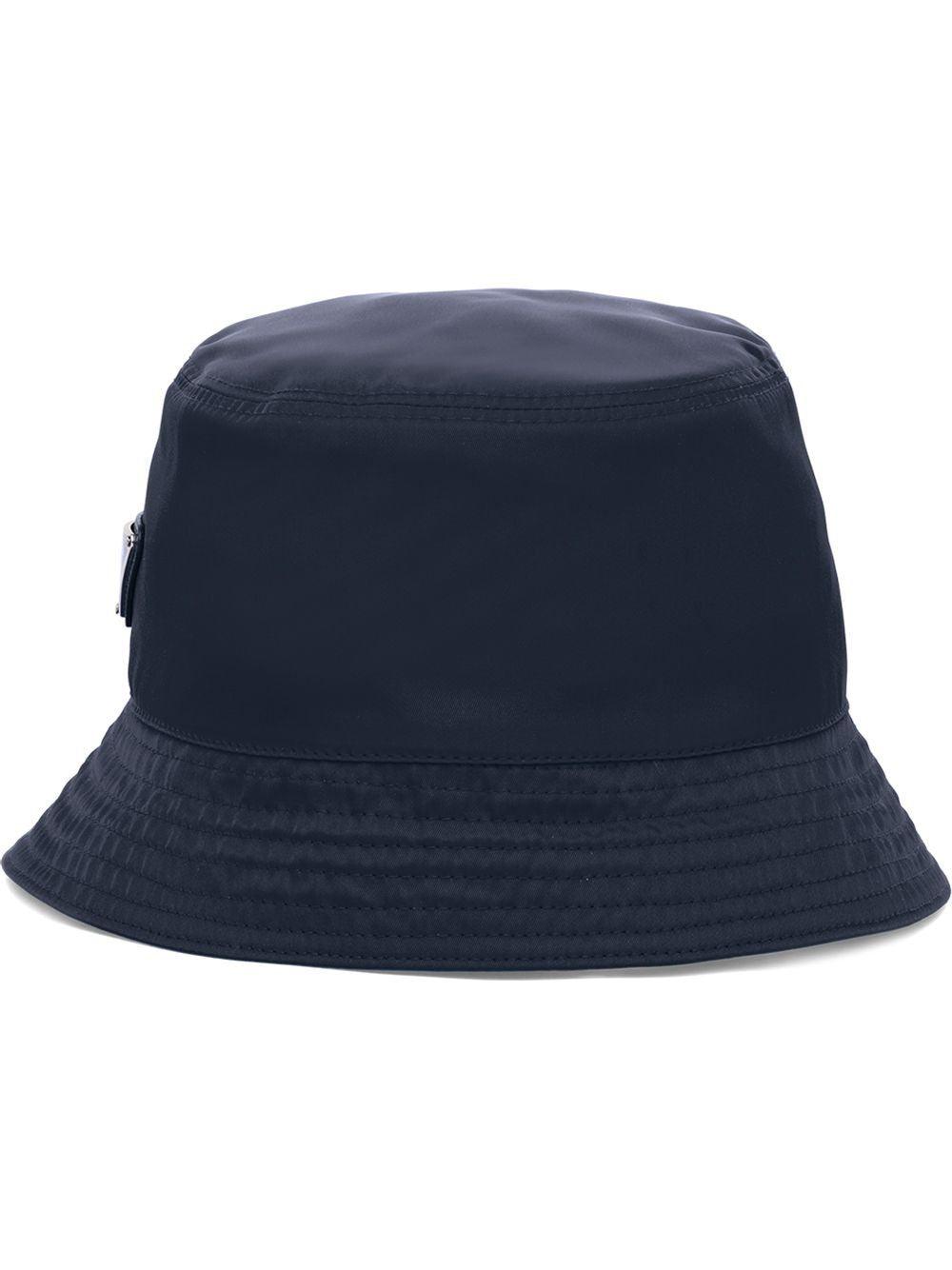 PRADA Recycled Polyamide Bucket Hat for Men - SleekGait