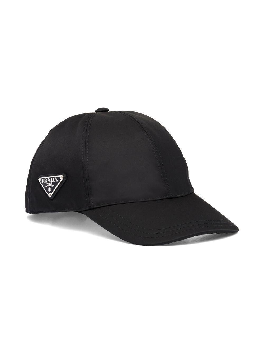 PRADA Men's Brown Re-Nylon Baseball Cap for the SS24 Season - SleekGait