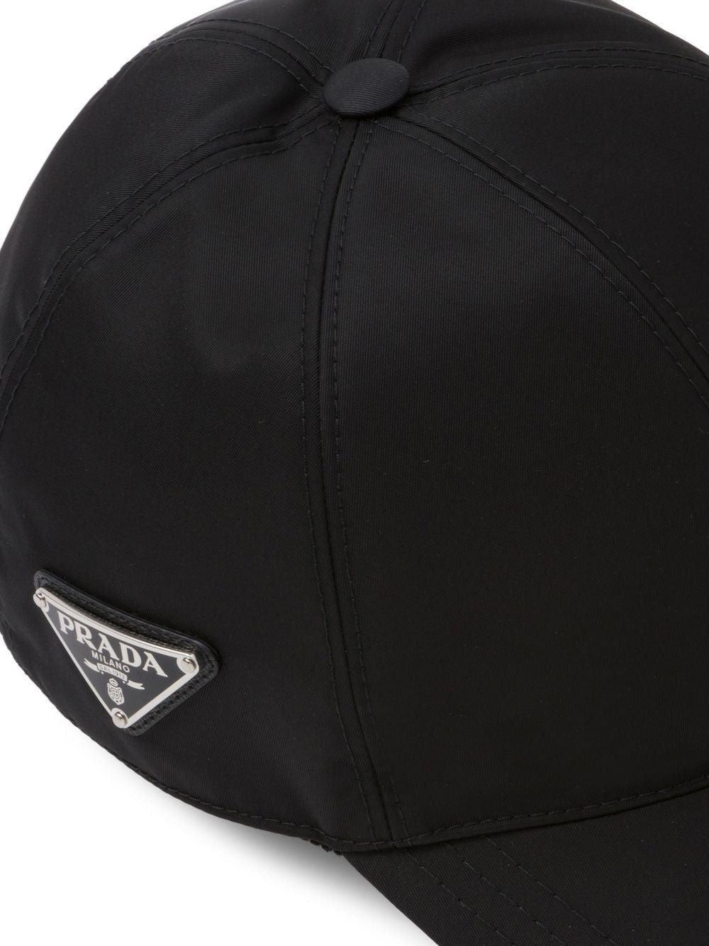 PRADA Men's Brown Re-Nylon Baseball Cap for the SS24 Season - SleekGait