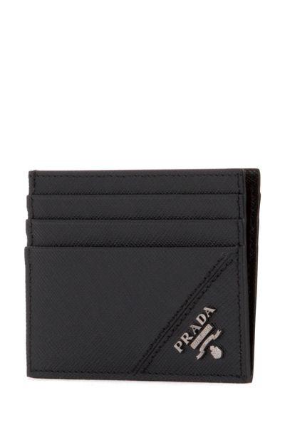 PRADA 100% Leather Mini Credit Card Case - 10CM x 8CM - SleekGait