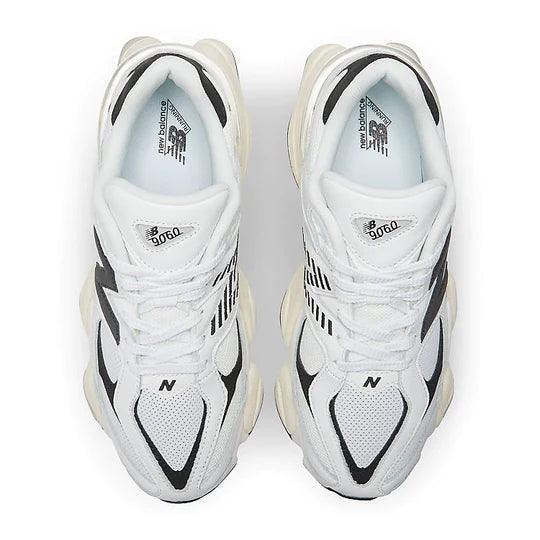 New Balance 9060 White Black - SleekGait