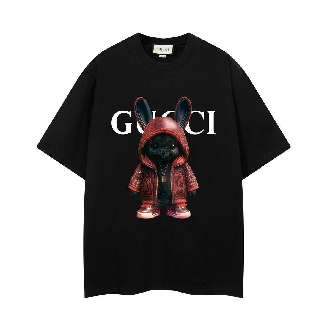 Gucci T-Shirt Without Collar 'Black' - SleekGait