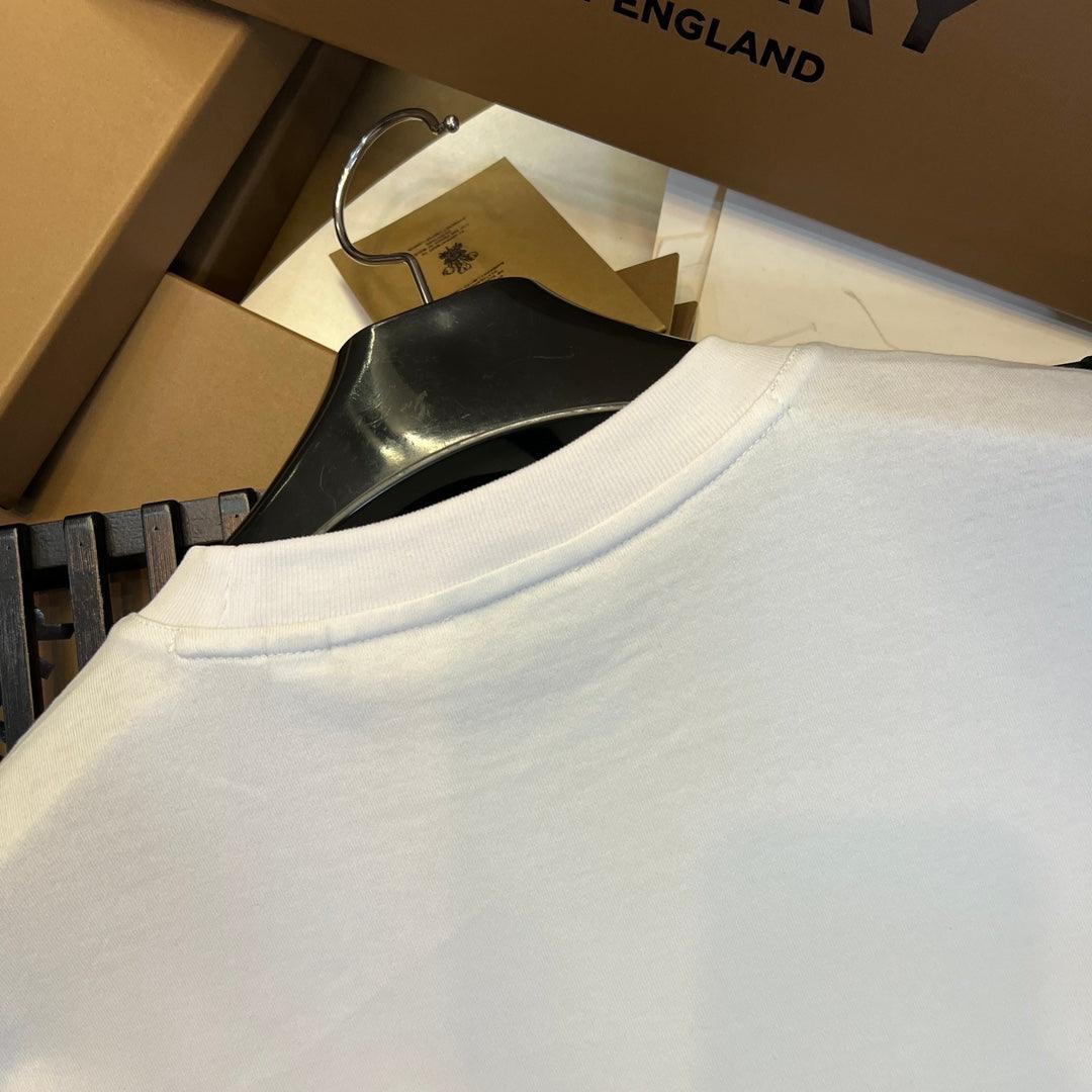 Burberry T-Shirt Without Collar 'White' - SleekGait