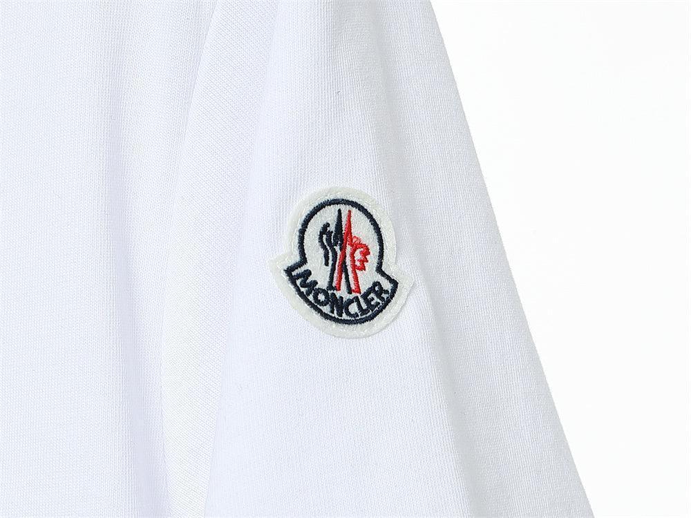 Moncler T-Shirt Without Collar 'White' - SleekGait