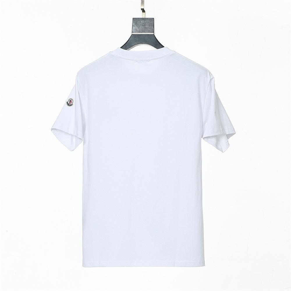 Moncler T-Shirt Without Collar 'White'