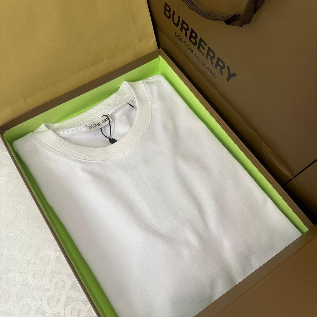 Burberry T-Shirt Without Collar 'White' - SleekGait