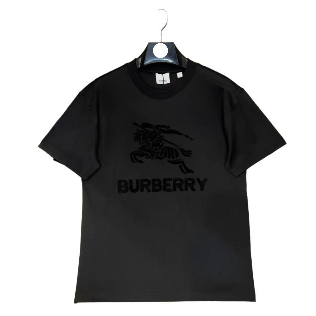 Burberry T-Shirt Without Collar 'Black' - SleekGait