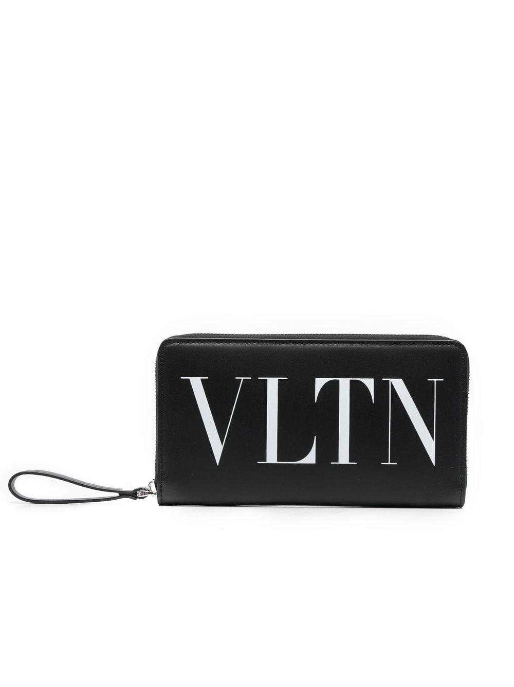 VALENTINO GARAVANI Logo Print Zip Around Mini Wallet - SleekGait