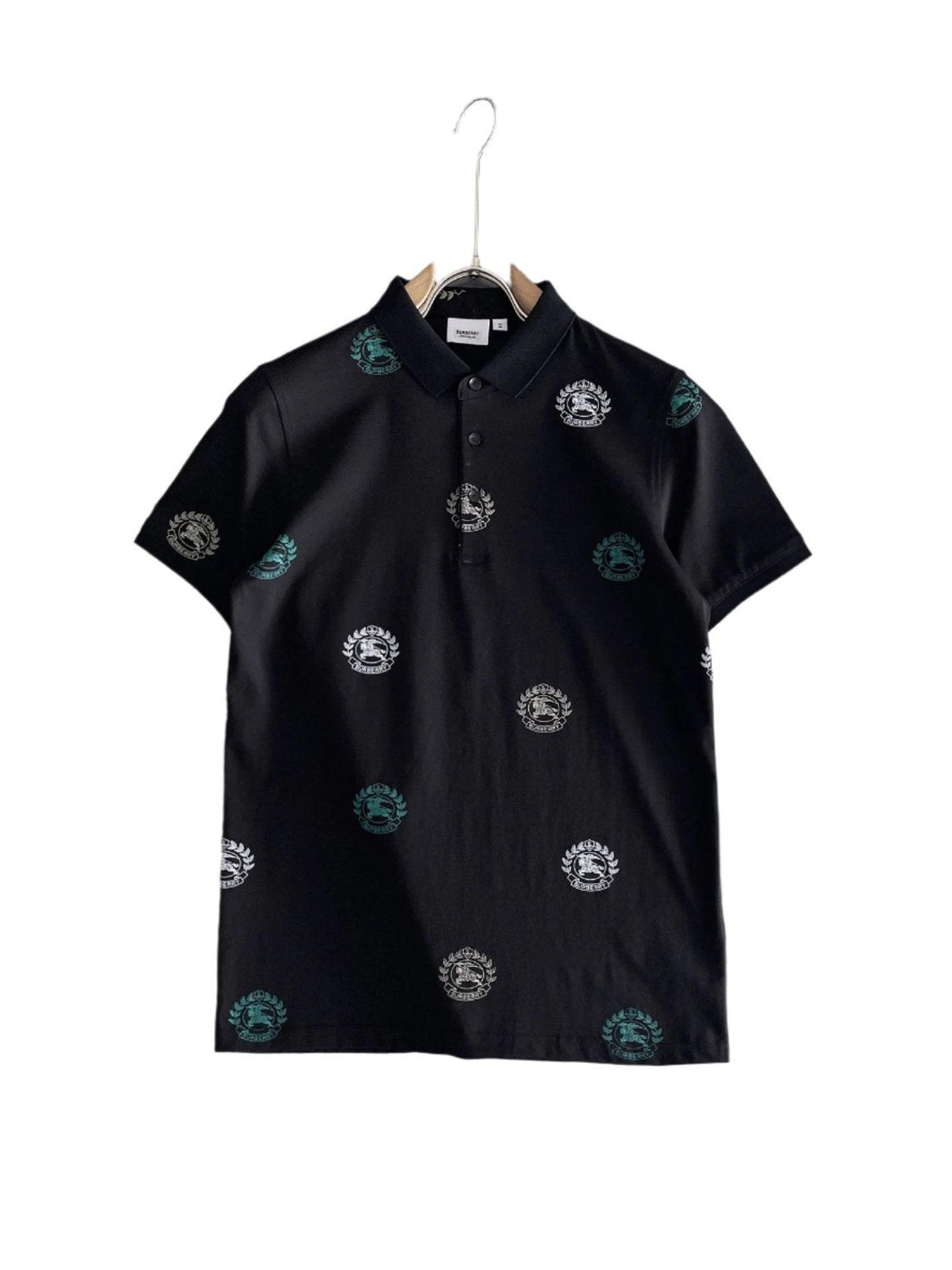 Burberry Black T-Shirt With Collar - SleekGait