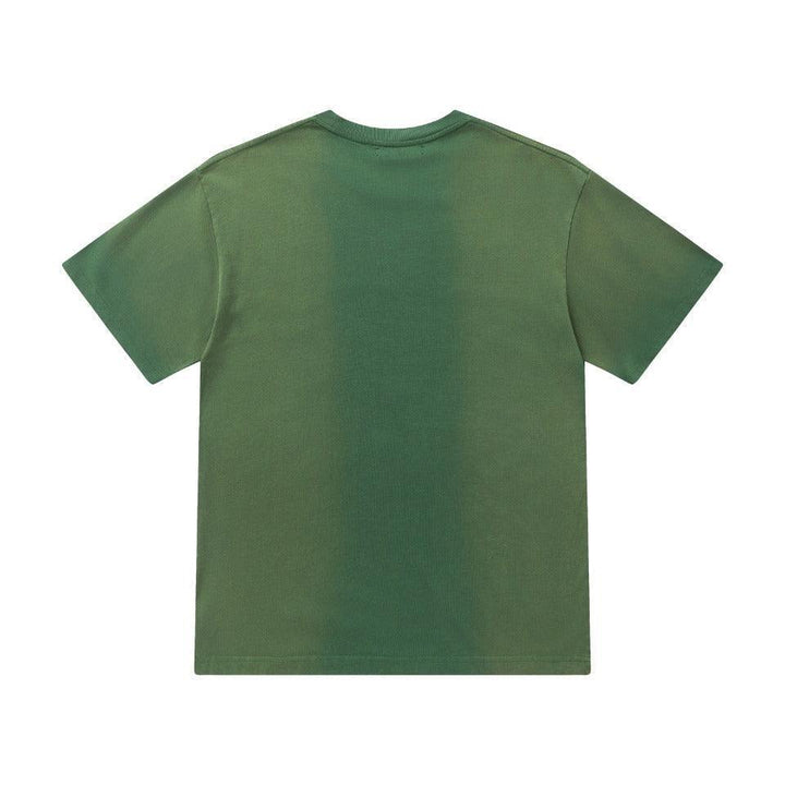 Amiri Faded Green T-Shirt Without Collar - SleekGait