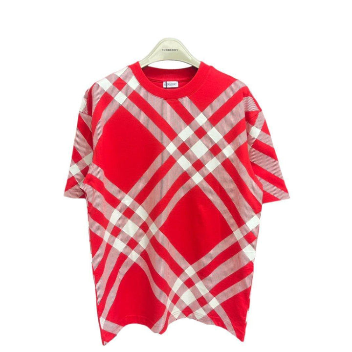 Burberry T-Shirt Without Collar 'Red' - SleekGait