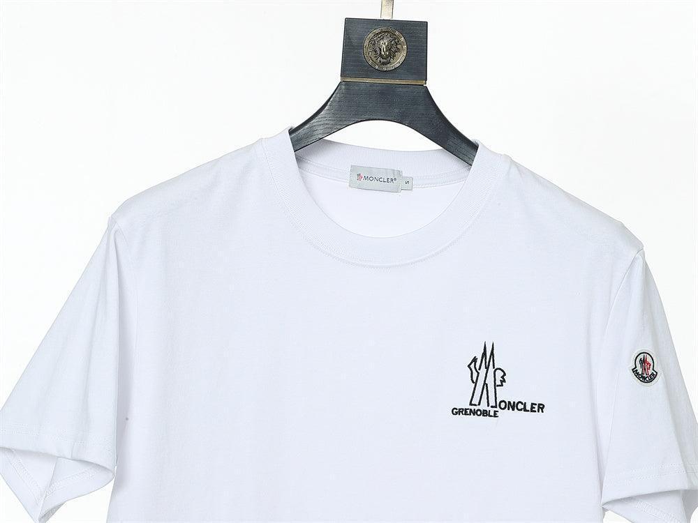 Moncler T-Shirt Without Collar 'White' - SleekGait