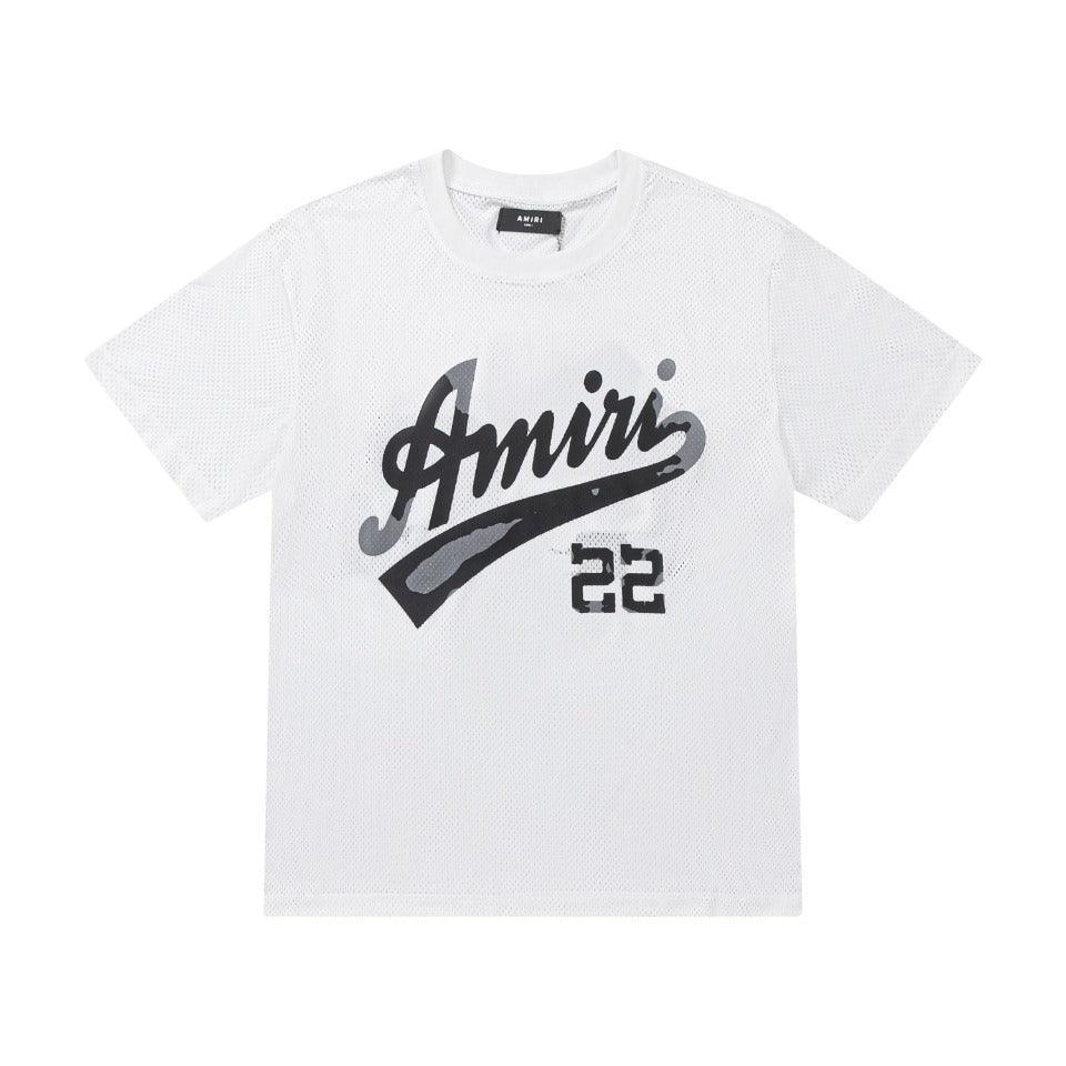 Amiri 22 White T-Shirt Without Collar - SleekGait