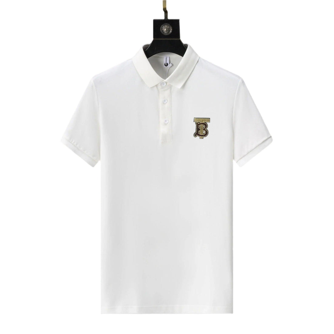 Burberry White T-Shirt With Collar - SleekGait