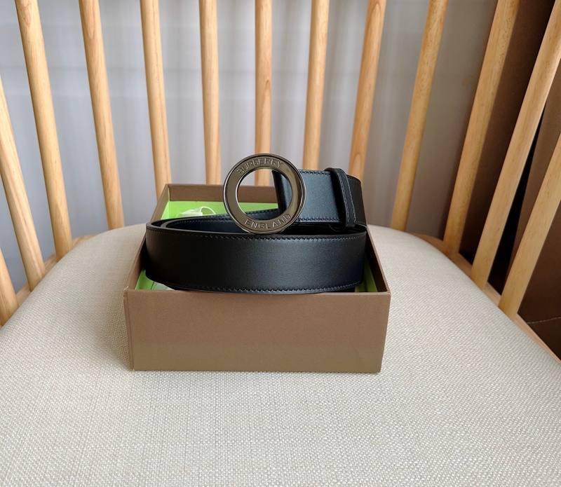 Burberry Leather Vintage Belt 'Black' - SleekGait