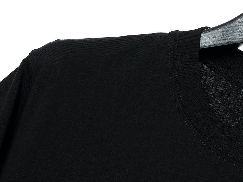 Moncler T-Shirt Without Collar 'Black' - SleekGait