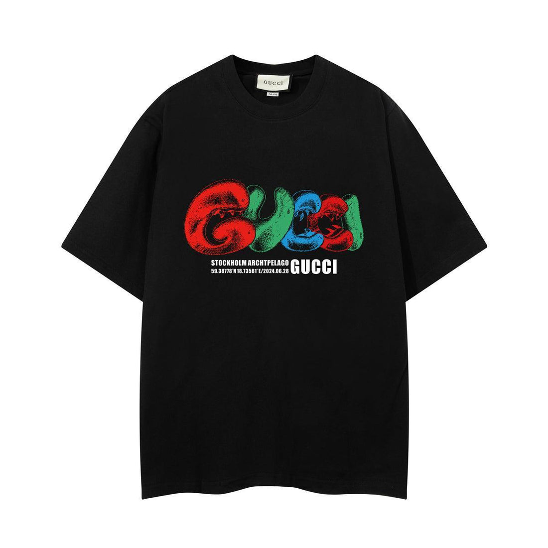 Gucci T-Shirt Without Collar 'Black' - SleekGait