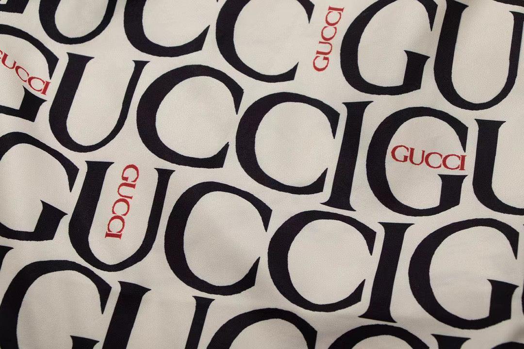 Maxi Gucci Print Fabric Short 'Beige' - SleekGait