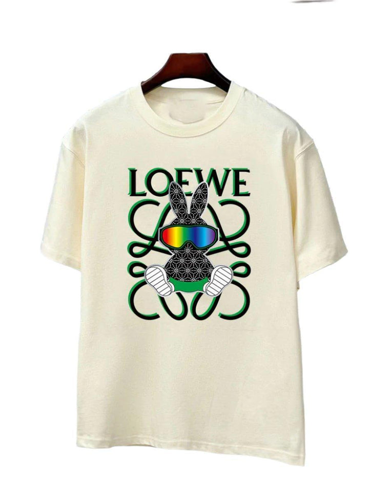 Loewe T-Shirt Without Collar 'Beige' - SleekGait