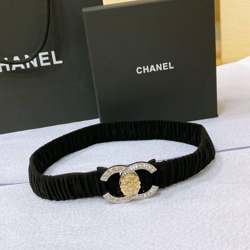 Chanel Leather Women’s Belt 'Black' - SleekGait