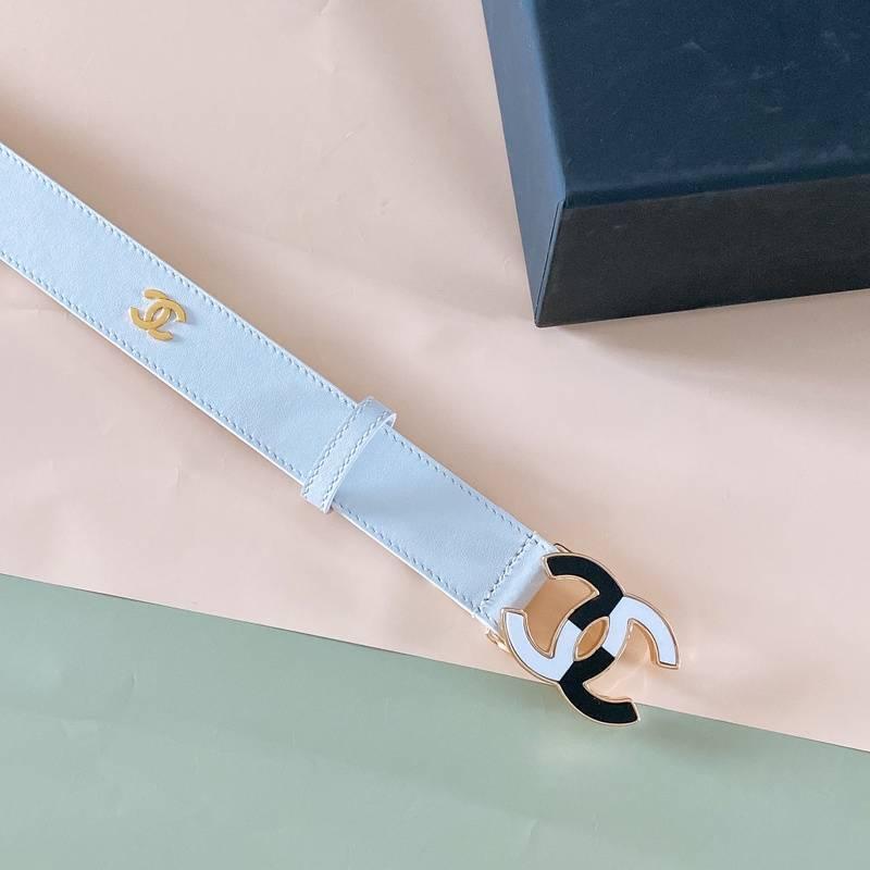 Chanel Women Logo Banding Belt 'White' - SleekGait