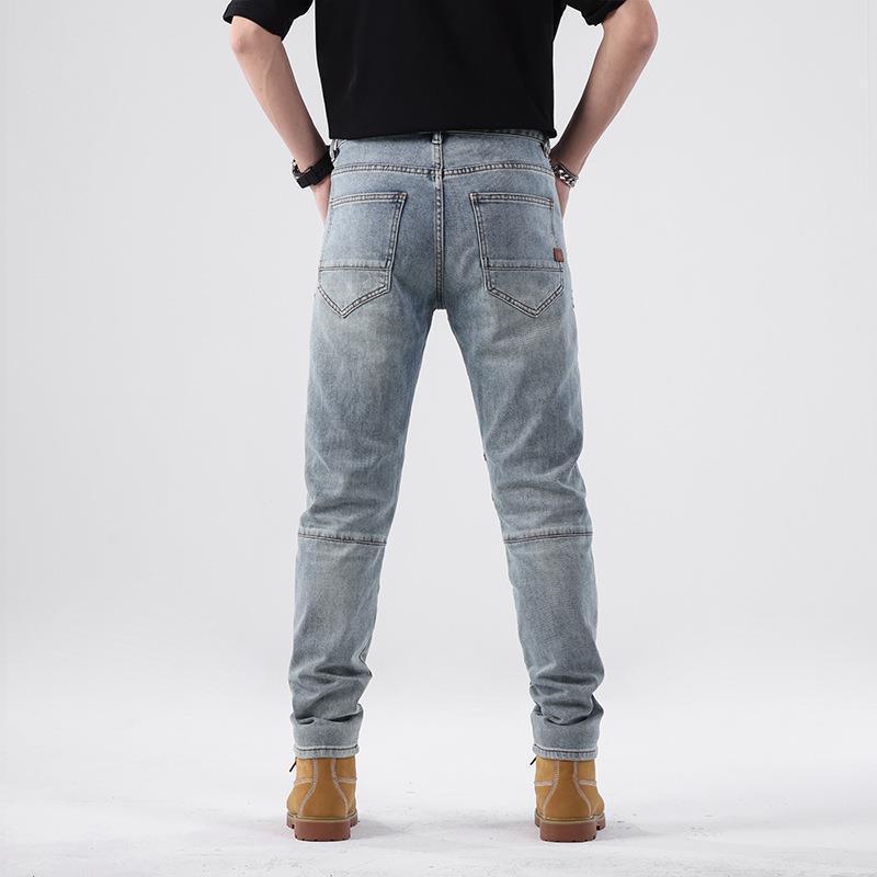 Men's Simple Comfortable Slim Jeans - SleekGait