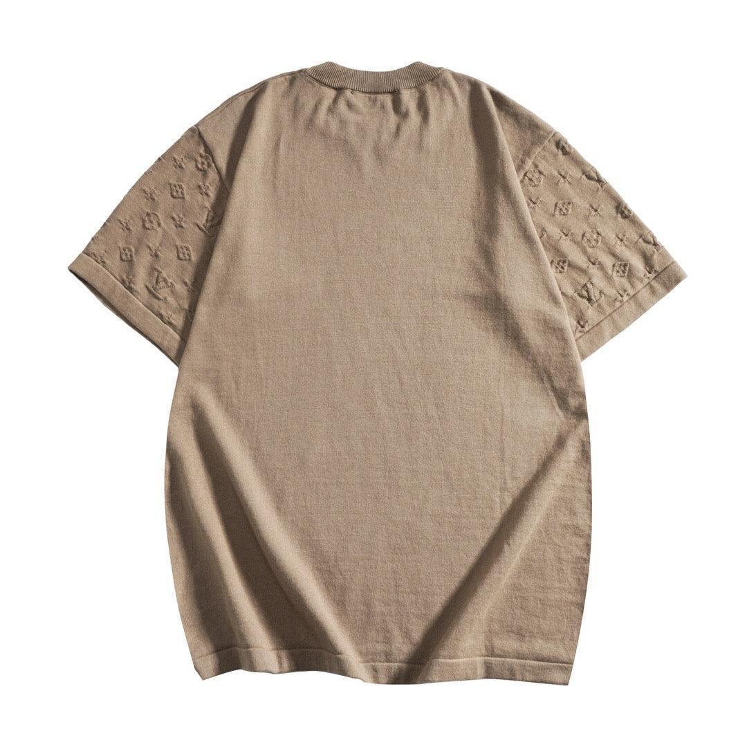 Louis Vuitton T-Shirt Without Collar 'Beige' - SleekGait