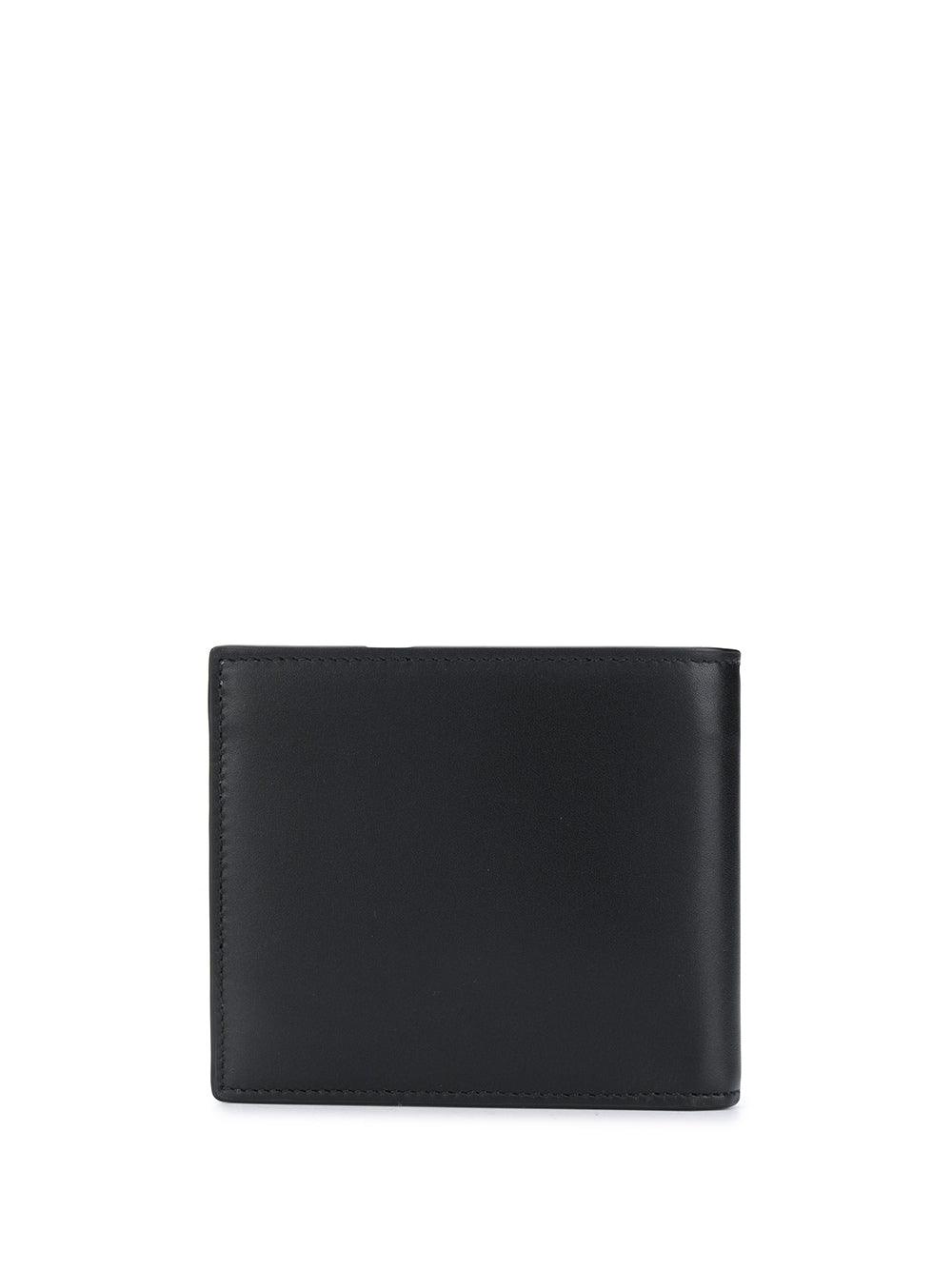 SAINT LAURENT Mini Leather Bi-Fold Wallet - SleekGait