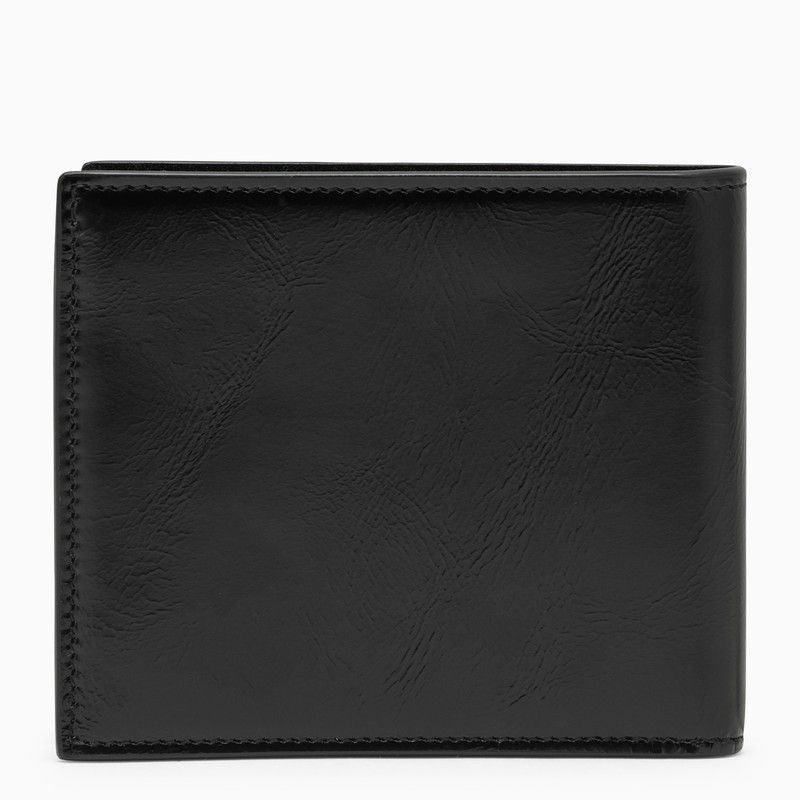 SAINT LAURENT Mini Leather Bi-Fold Wallet - SleekGait