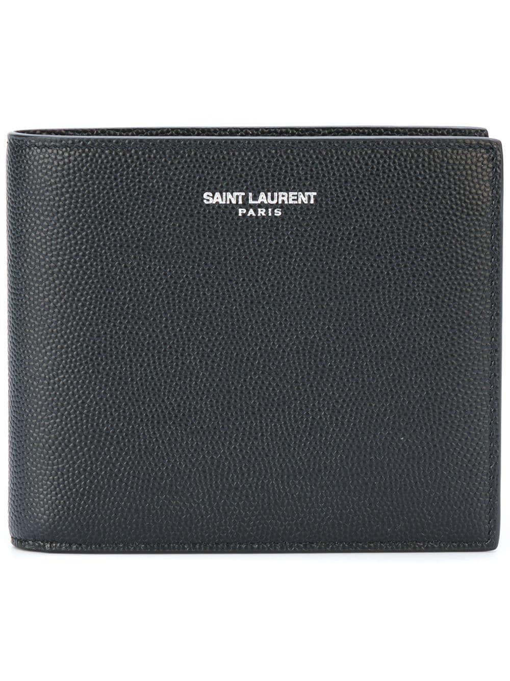 SAINT LAURENT Mini Smooth Leather East/West Wallet - SleekGait