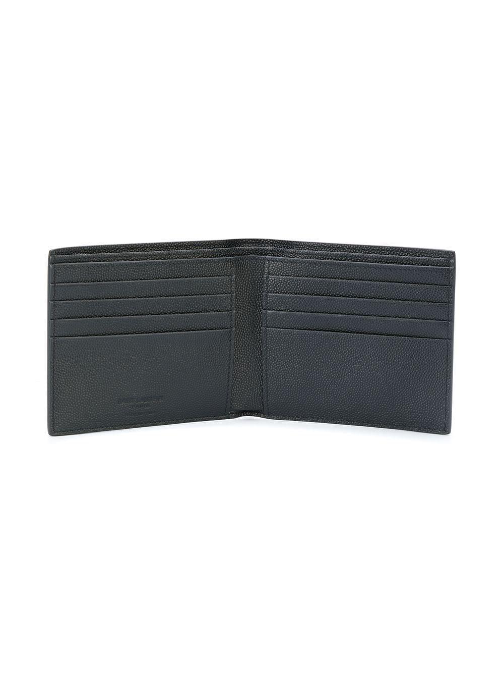 SAINT LAURENT Mini Smooth Leather East/West Wallet - SleekGait