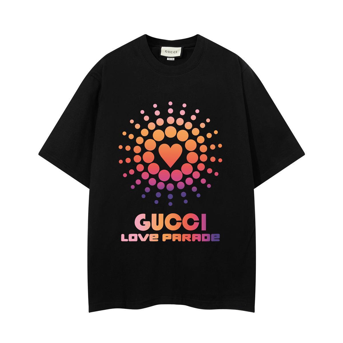 Gucci T-Shirt Without Collar 'Black-Orange' - SleekGait