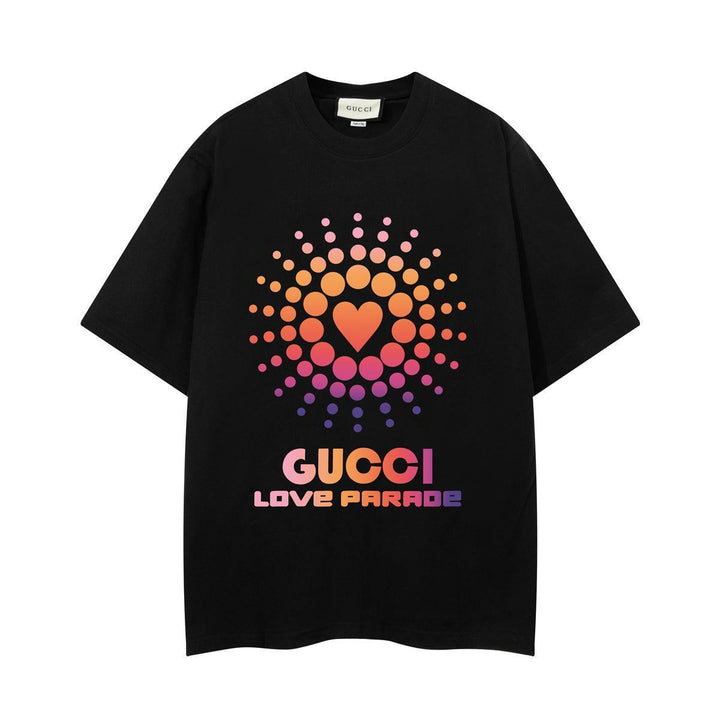 Gucci T-Shirt Without Collar 'Black-Orange' - SleekGait