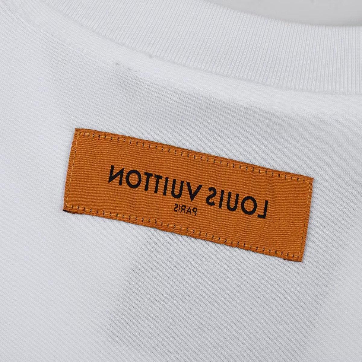 Louis Vuitton T-Shirt Without Collar 'White' - SleekGait