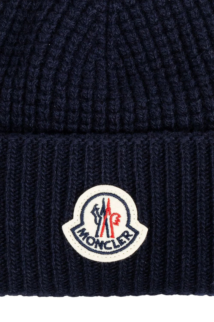 MONCLER Timeless Wool Hat for Men - FW24 Collection