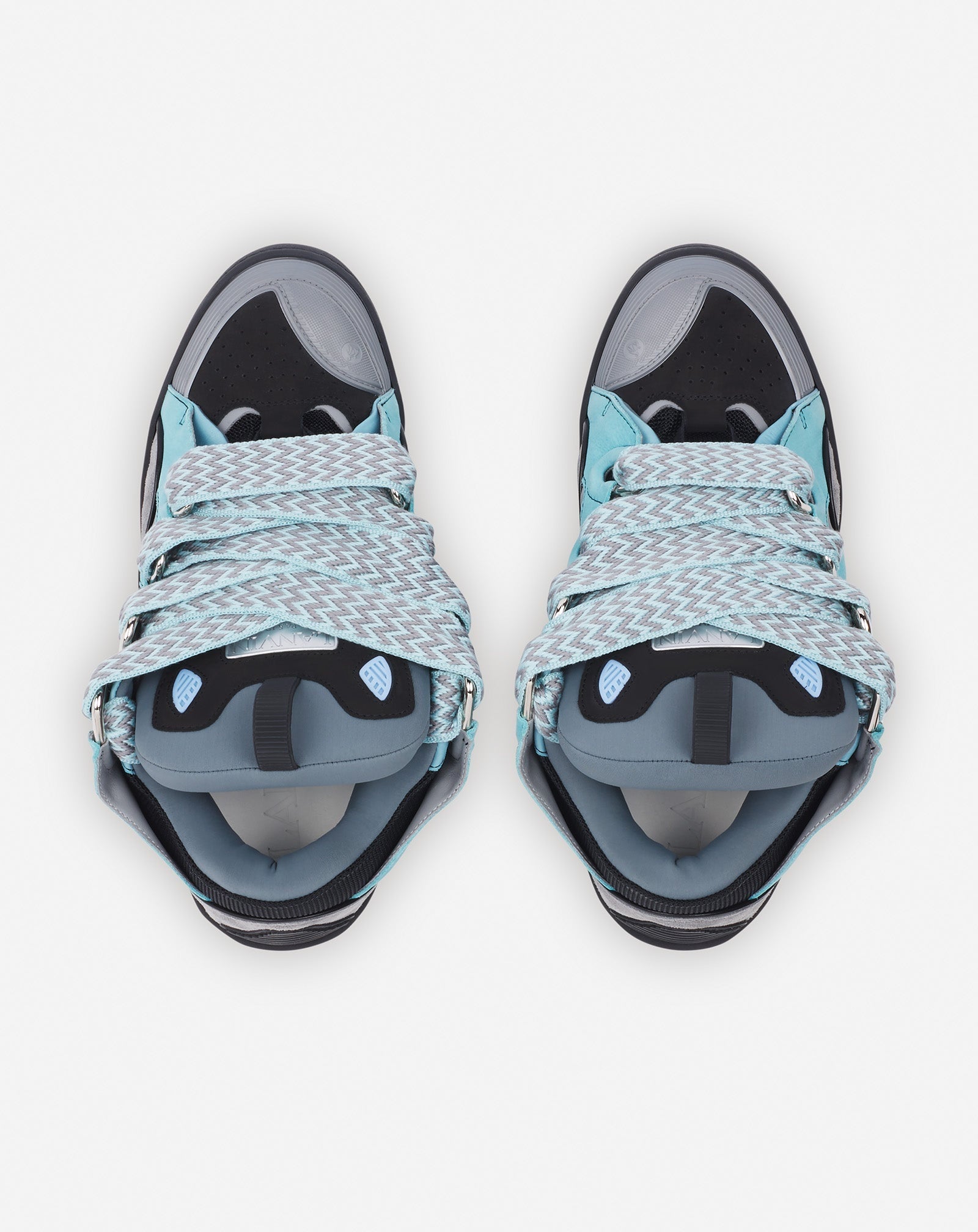 Lanvin LEATHER CURB SNEAKERS