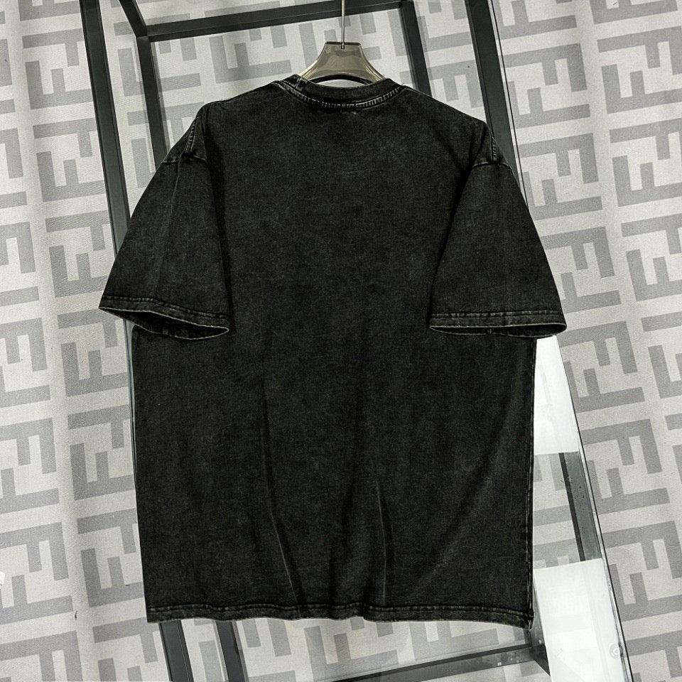 Gucci T-Shirt Without Collar 'Smoke Black' - SleekGait