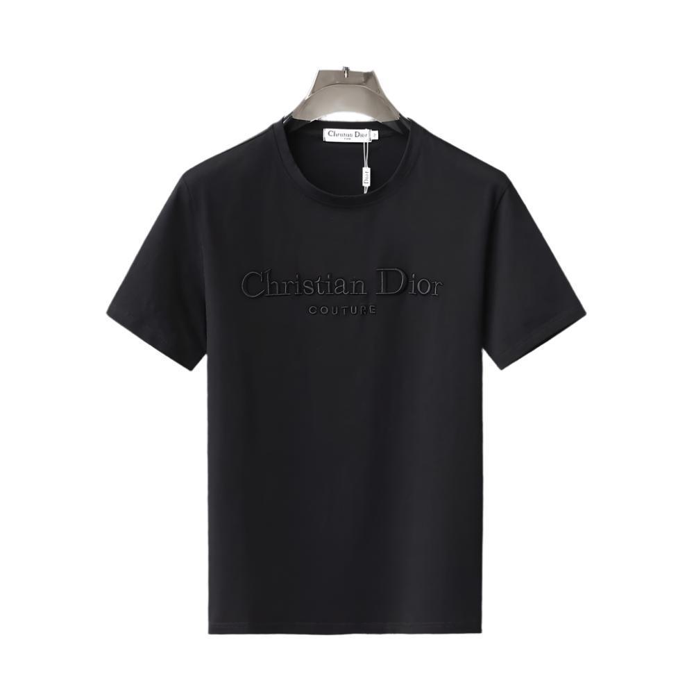 Dior T-Shirt Without Collar 'Black' - SleekGait