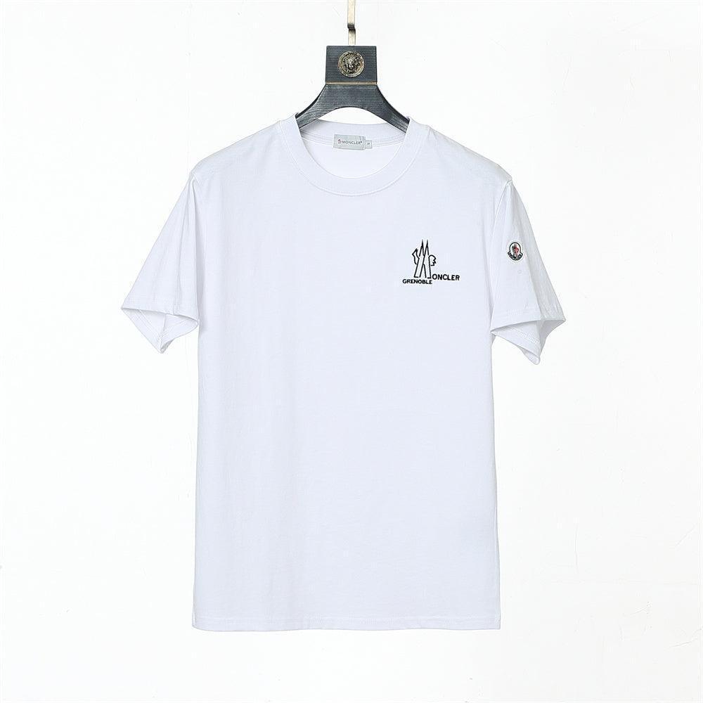 Moncler T-Shirt Without Collar 'White' - SleekGait