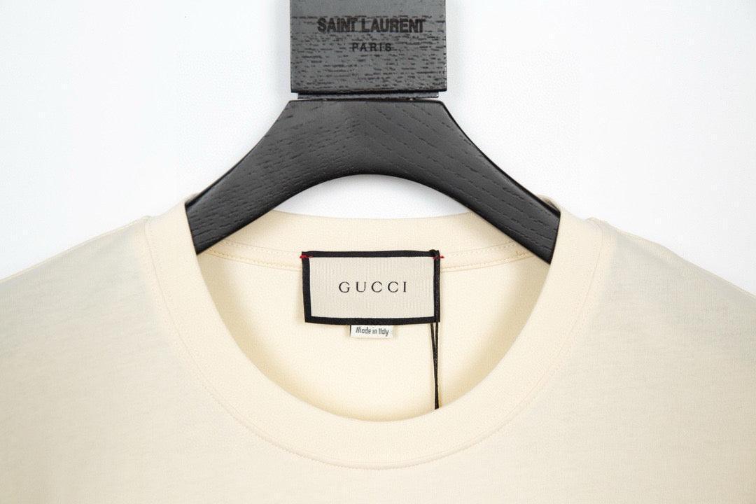 Gucci T-Shirt Without Collar 'Beige' - SleekGait