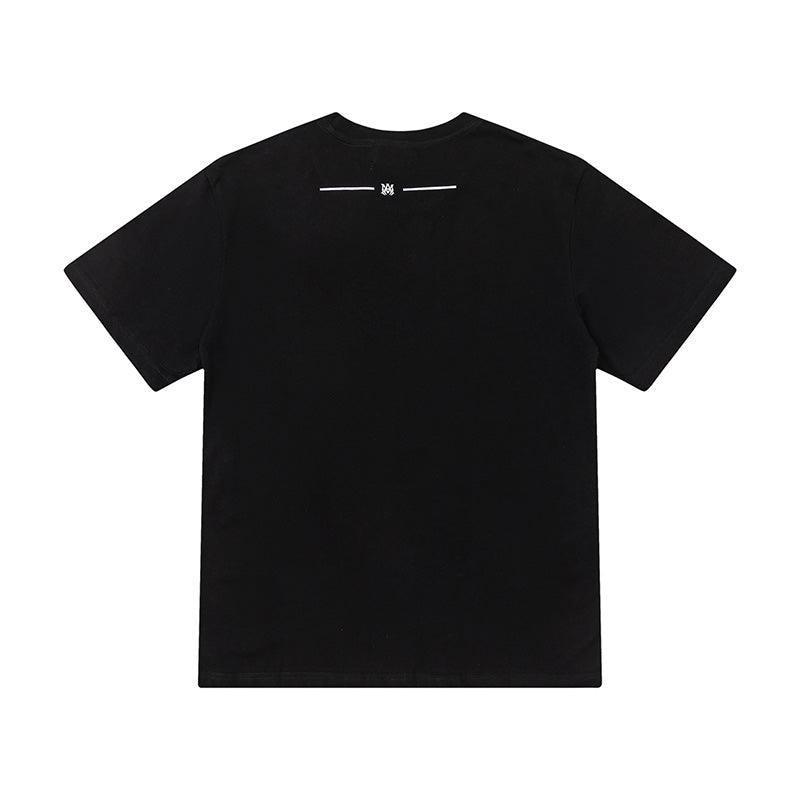 Amiri Black T-Shirt Without Collar - SleekGait