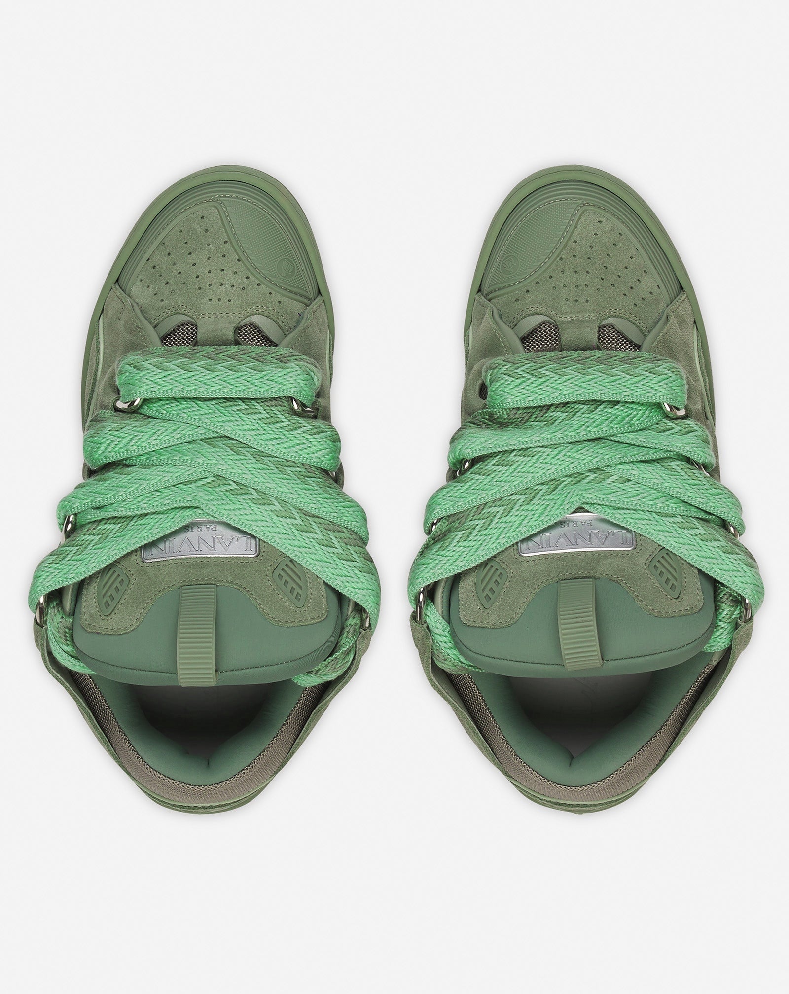 Lanvin CURB LEATHER SNEAKERS