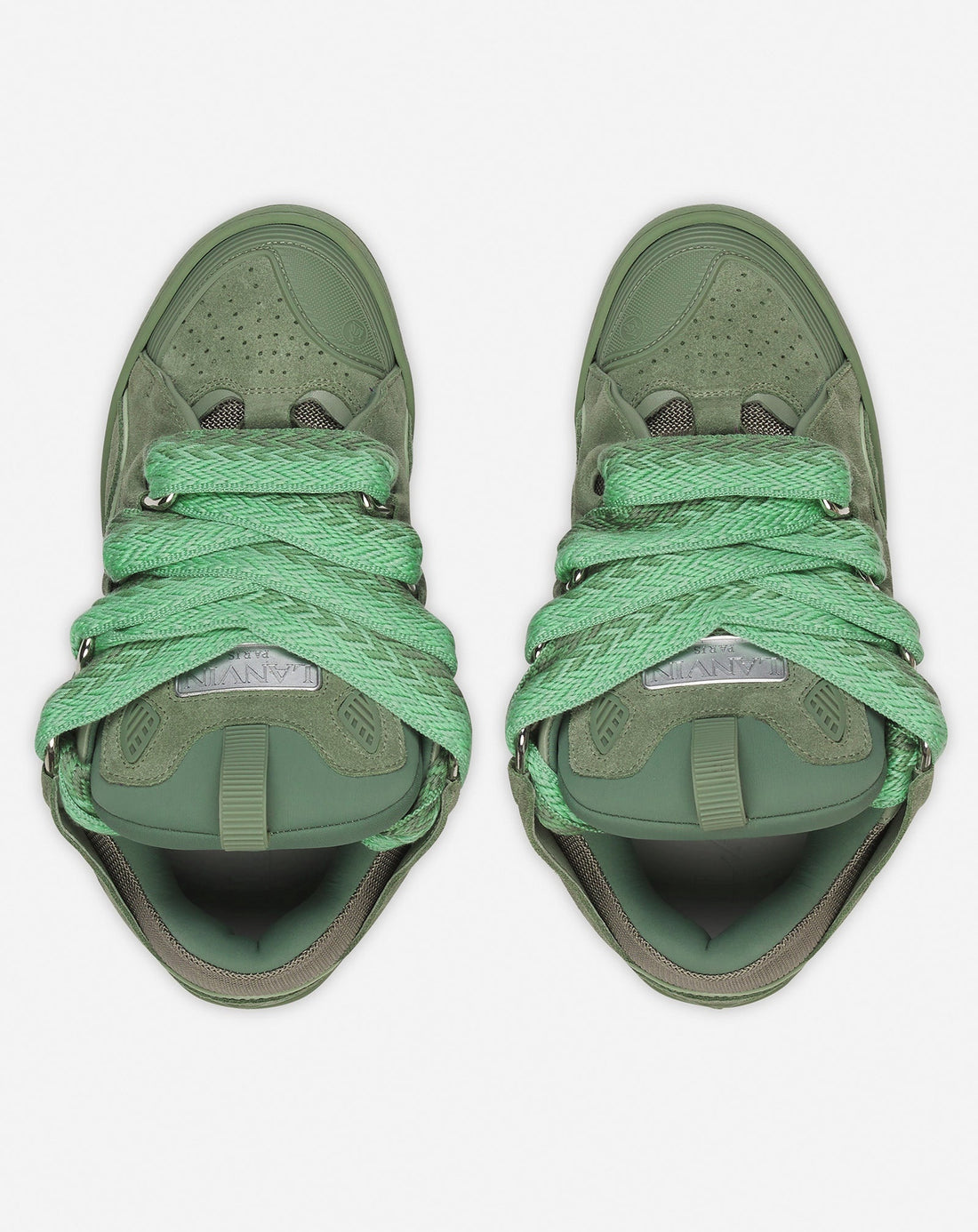 Lanvin CURB LEATHER SNEAKERS