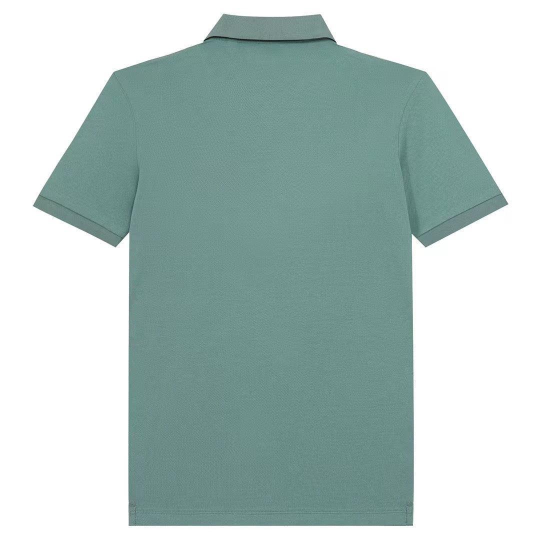 Burberry Light Green T-Shirt With Collar - SleekGait