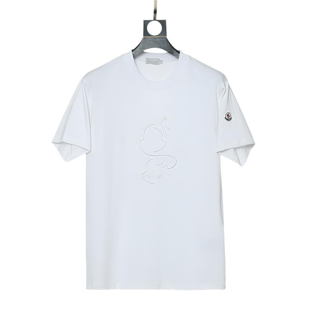 Moncler T-Shirt Without Collar 'White' - SleekGait