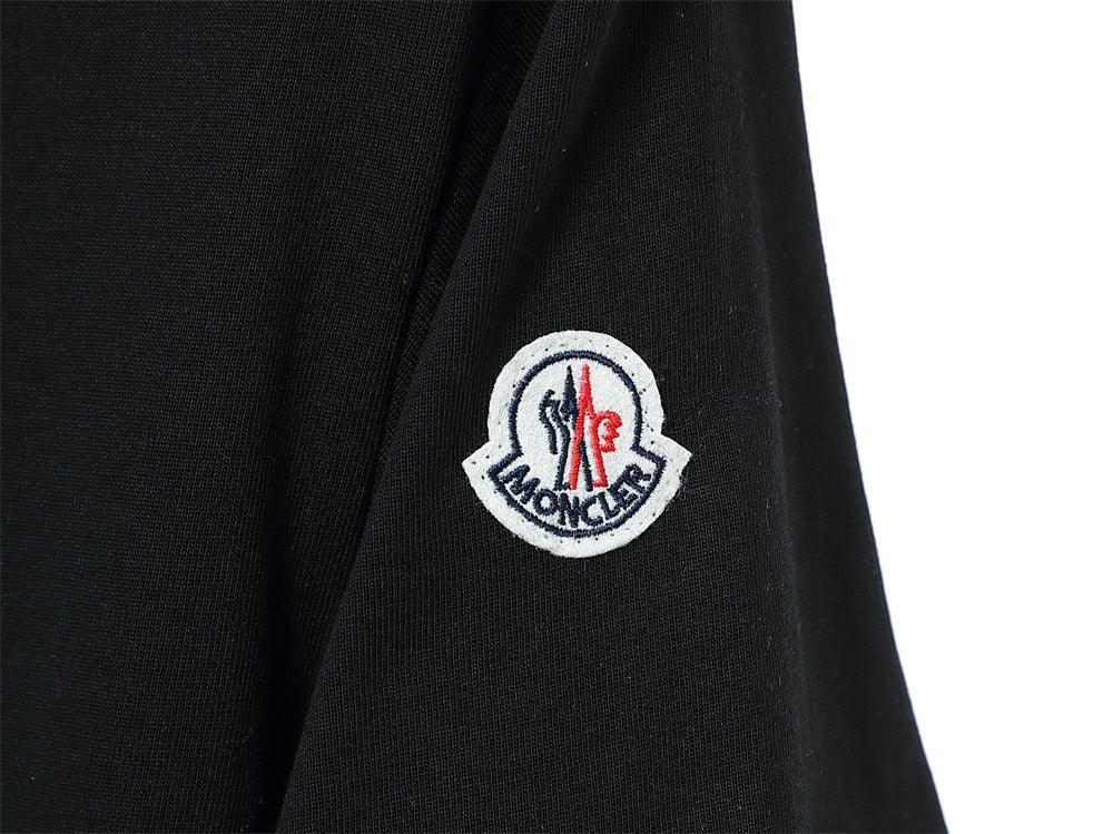 Moncler T-Shirt Without Collar 'Black'