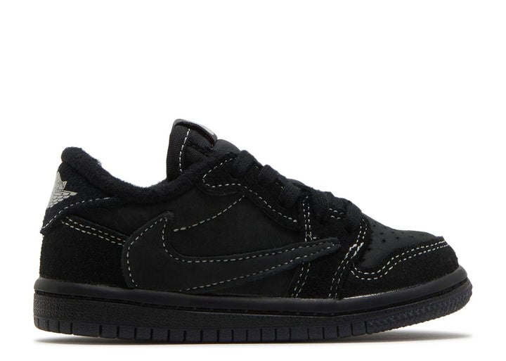 Travis Scott X Air Jordan 1 Low 'Black Phantom' PS/TD - SleekGait