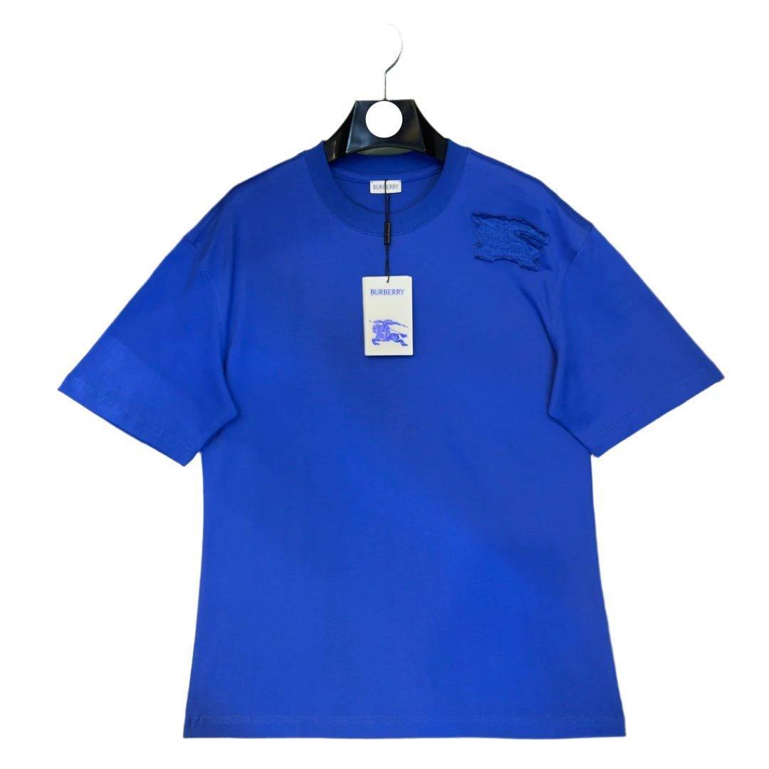 Burberry T-Shirt Without Collar 'Blue' - SleekGait