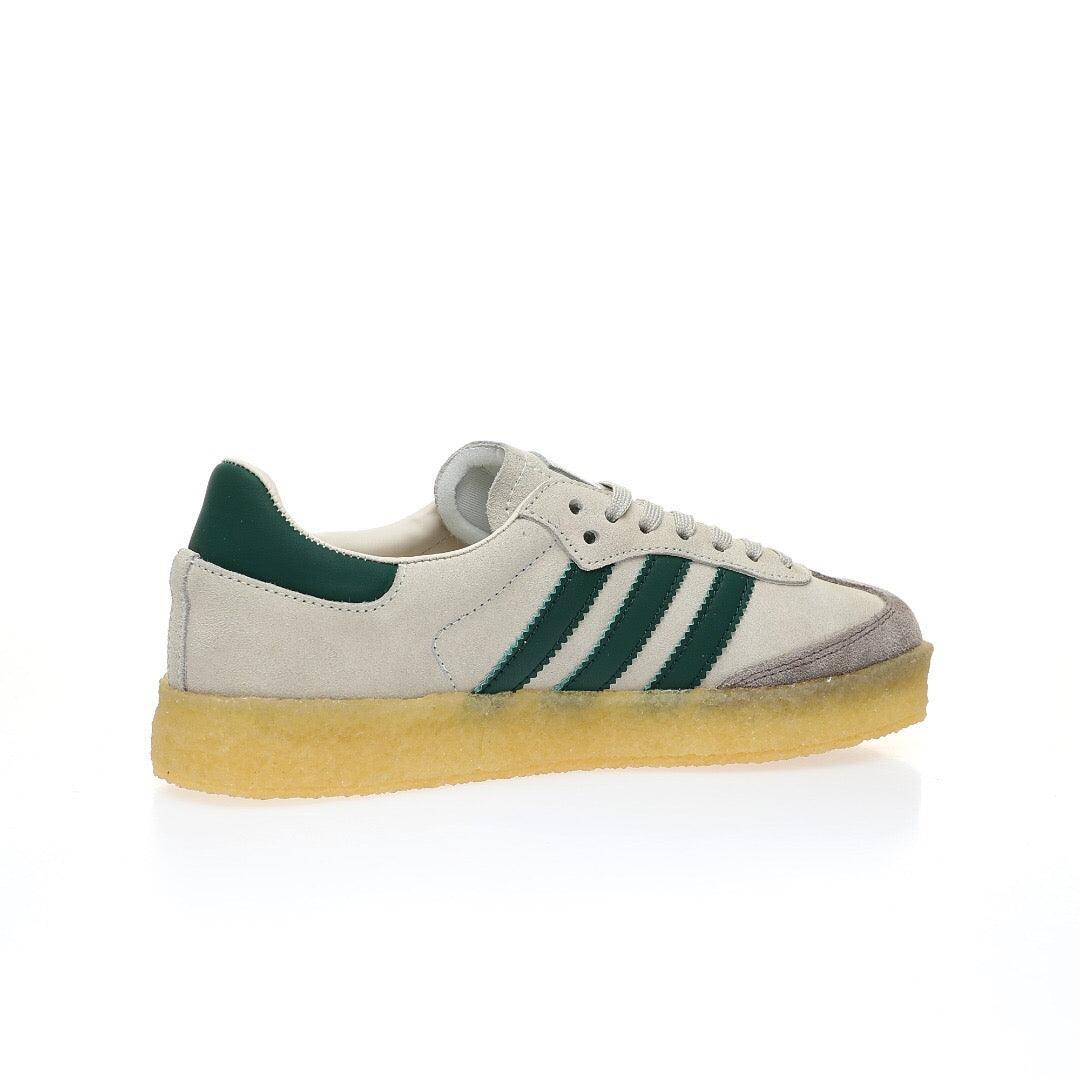 Adidas Originals Clarks 8th Street Samba By Ronnie Fieg Chalk 'White Green' - SleekGait