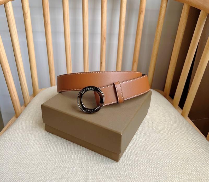 Burberry Leather Vintage Belt 'Brown' - SleekGait